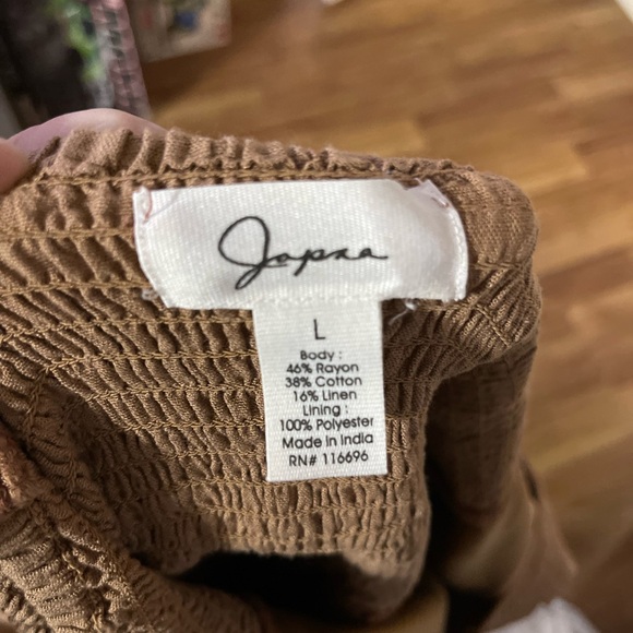 Japna Tan Smocked Dress - Picture 4 of 4